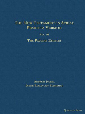 cover image of The New Testament in Syriac